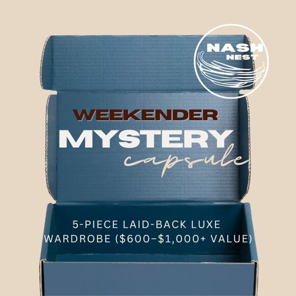 Weekender Mystery Capsule | 5-Pc Cozy Elevated Wardrobe (up to $1K+ Value) - Picture 1 of 1